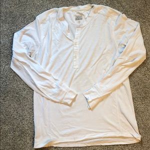Rag & Bone white cotton Henley